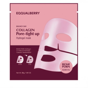 Eqqualberry Collagen Pore-tight Up Hydrogel Mask