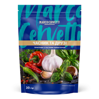 Приправа Marco Cervetti Часник та друзі, 30г