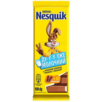 Шоколад молочний Nesquik з начинкою 100 г