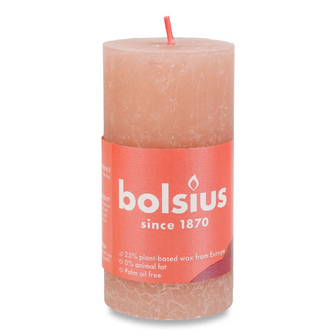 Свічка Оффтоп Bolsius Руcтик туман рожевий 100/50, шт