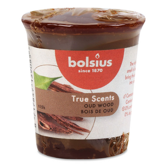 Свічка Bolsius «Агарове дерево» кругла 53х45 мм, шт