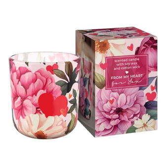 Свічка Bartek Candles Від мого серця соєва, 150г