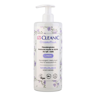 Крем-мило рідке Cleanic Linen для рук і тіла, 500мл