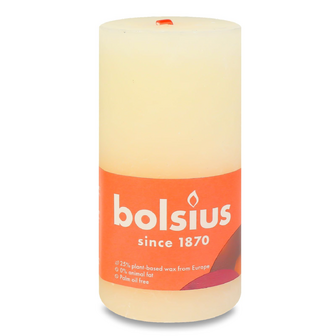 Свічка Bolsius «Руcтик» м'яка перлина 130/68 мм, шт