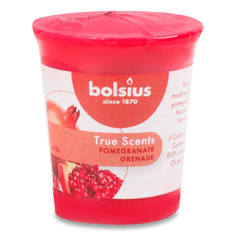 Свічка Bolsius «Гранат» кругла 53х45 мм, шт