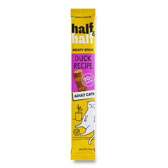Ласощі для котів Half&Half Meaty stick з качкою, 5г