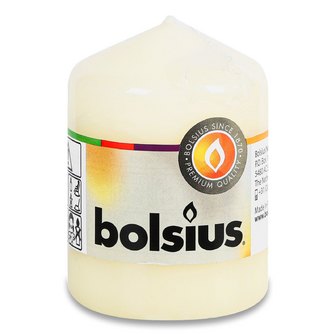 Свічка Bolsius стовпчик кремовий 80х58 мм, шт