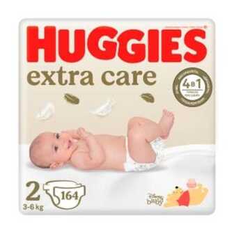 Підгузки Huggies Extra Care Box розмір 2 (3-6 кг), 164 шт