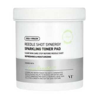 Розгладжувальні тонер-пади для обличчя VT Cosmetics Reedle Shot Synergy Sparkling Toner Pad, 200 мл, 80 шт