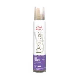Мус для тонкого волосся Wella Deluxe Pure Fulness Об'єм, суперсильна фіксація, 200 мл