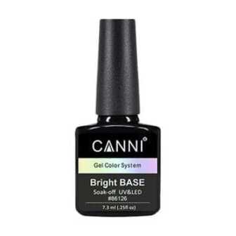 Кольорове базове покриття для гель-лаку Canni Bright Base Soak-off UV&LED Gel Color System 660 Блакитний, 7.3 мл