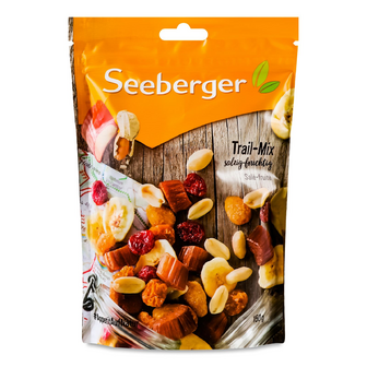 Суміш Seeberger з сухофруктів, арахісу та мигдалю, 150г