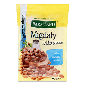 Мигдаль Bakalland смажений підсолений, 90г