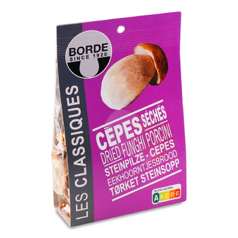 Гриби Borde Білі сушені екстра, 20г