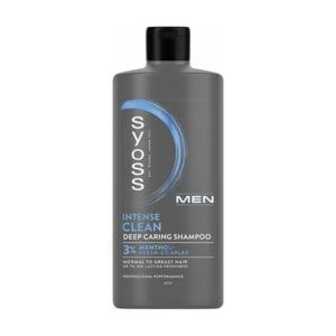 Чоловічий шампунь SYOSS Men Clean & Cool Shampoo для нормального та жирного волосся, з ментолом, 440 мл