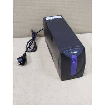 Пристрій безперебійного живлення Vinga LED 800VA plastic case (VPE-800P)