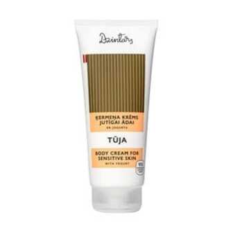 Крем для тіла Dzintars Tuja Body Cream For Sensitive Skin для чутливої шкіри, з йогуртом, 200 мл