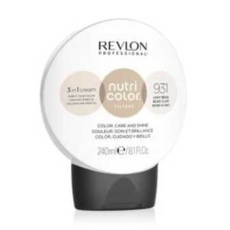 Тонувальна маска для волосся Revlon Professional Nutri Color Filters Toning 931 Light Beige, 240 мл