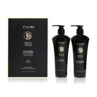 Подарунковий набір для волосся T-LAB Professional Royal Detox (шампунь, 300 мл + кондиціонер, 300 мл)