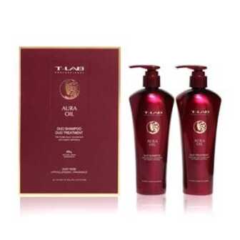 Подарунковий набір для волосся T-LAB Professional Aura Oil (шампунь, 300 мл + кондиціонер, 300 мл)