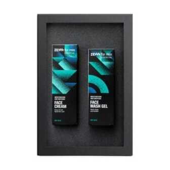 Чоловічий набір для обличчя ZEW for Men Moisturising and Soothing Set (крем для обличчя, 50 мл + гель для вмивання, 100 мл)