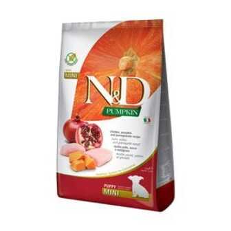 Сухий корм для цуценят дрібних порід Farmina N&D Pumpkin з куркою, гарбузом та гранатом, 2.5 кг