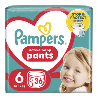 Підгузки-трусики Pampers Pants 6 (13-19 кг), 36шт