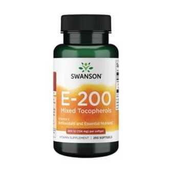 Вітамін E Swanson Vitamin E Mixed Tocopherols 200 МО, 250 гелевих капсул