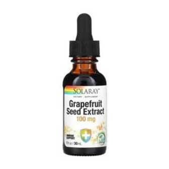 Екстракт насіння грейпфрута Solaray Grapefruit Seed Extract 100 мг, в краплях, 30 мл