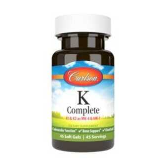 Вітамін К Carlson Labs K Complete, 45 гелевих капсул