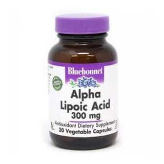 Альфа-ліпоєва кислота Bluebonnet Nutrition Alpha Lipoic Acid 300 мг, 30 вегетаріанських капсул