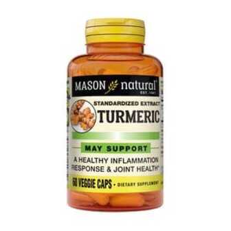 Куркума Mason Natural Turmeric, 60 вегетаріанських капсул