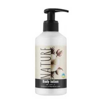 Лосьйон для рук та тіла Bioton Cosmetics Nature Body Lotion Пом'якшення та відновлення, з олією бавовни, 300 мл