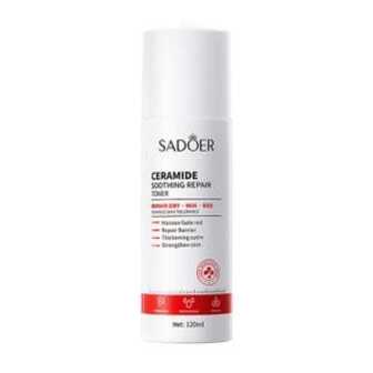 Тонер для чутливої шкіри обличчя Sadoer Ceramide Soothing Repair Toner з церамідами, 120 мл