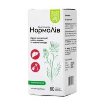 НормаЛів Baum Pharm NormaLiv, 80 таблеток
