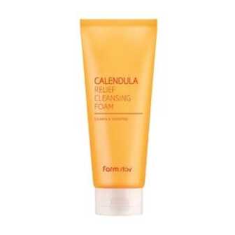 Пінка для вмивання FarmStay Calendula Relief Cleansing Foam з екстрактом календули, 180 мл