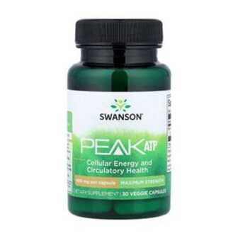 Аденозин 5-трифосфат Swanson Peak ATP Maximum Strength, 400 мг, 30 веганських капсул