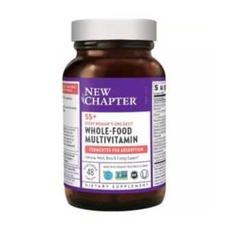Мультивітаміни для жінок 55+ New Chapter Every Woman's One Daily Whole-Food Multivitamin, 48 таблеток