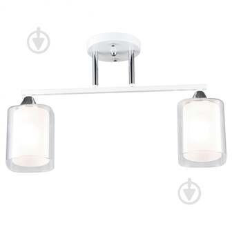 ВИТРИНА! Люстра потолочная Victoria Lighting 2x60 Вт E27 белый Elision/PL2 white