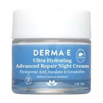 Нічний зволожувальний крем для обличчя Derma E Ultra Hydrating Advanced Repair Night Cream, 56 г