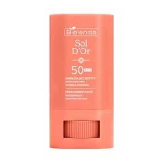 Зволожувальний сонцезахисний стік для обличчя Bielenda Sol D'Or Moisturizing Stick, SPF 50, 18 г