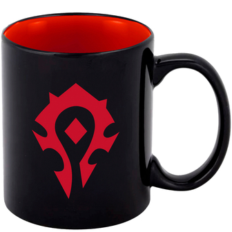 Чашка Blizzard WORLD OF WARCRAFT Horde 330 мл Black (FWWMUG24BKHOR0002)