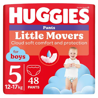 Підгузки-трусики для хлопчиків Huggies Little Movers Pants 5 (12-17 кг) 48 шт.