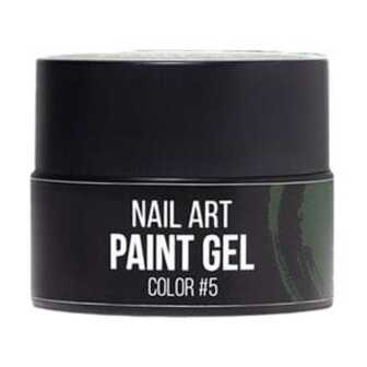 Гель-фарба для нігтів NUB Paint Gel 05 Зелена, 5 г