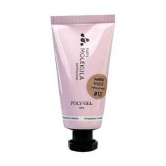 Полігель для нігтів Nails Molekula Professional Poly Gel 13 Warm Nude, 30 мл