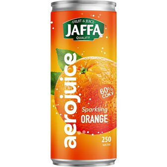Нектар газований Jaffa Aerojuice Can апельсиновий 0.25 л