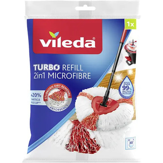 Змінна насадка для швабри Vileda Easywring & Clean Turbo (4023103195189)