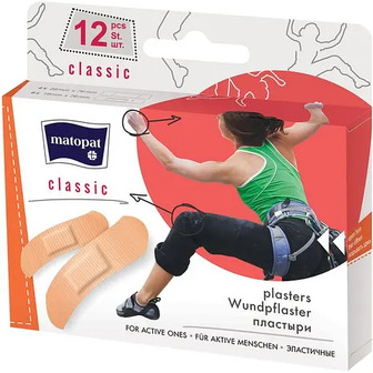 Пластирі медичні Mаtораt Classic 12 шт.