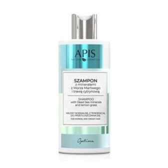 Шампунь для волосся Apis Natural Cosmetics Optima з мінералами Мертвого моря та лемонграсом, 300 мл