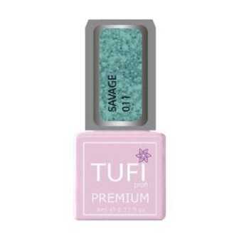 Гель-лак для нігтів Tufi profi Premium Savage 011 Світловідбивна Ніцца, 8 мл